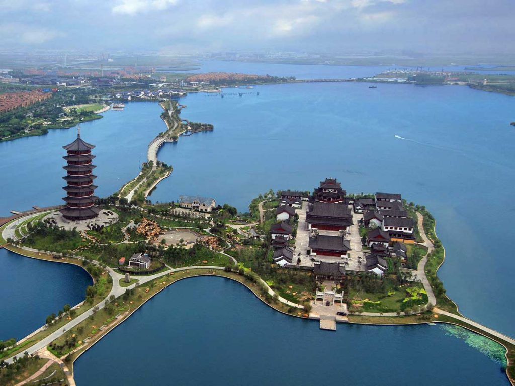 少海鸟瞰